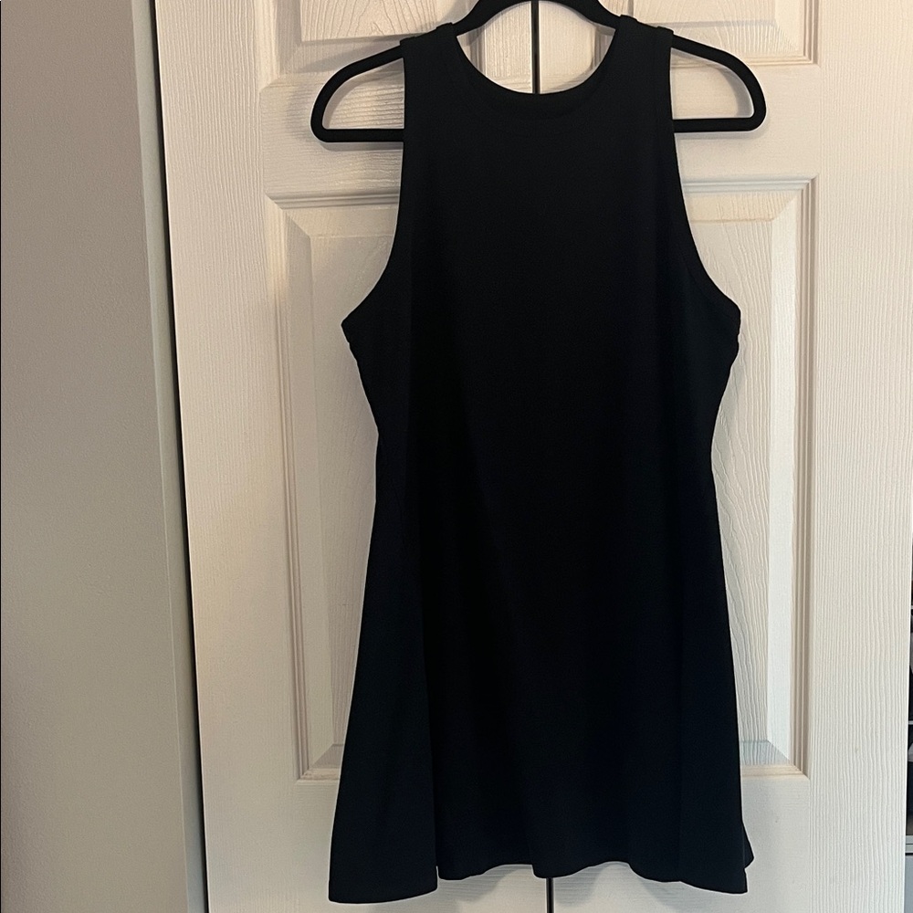 A New Day Ribbed Black Sleeveless Dress - Picture 3 of 4